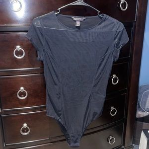 Victoria secret see through black bodysuit